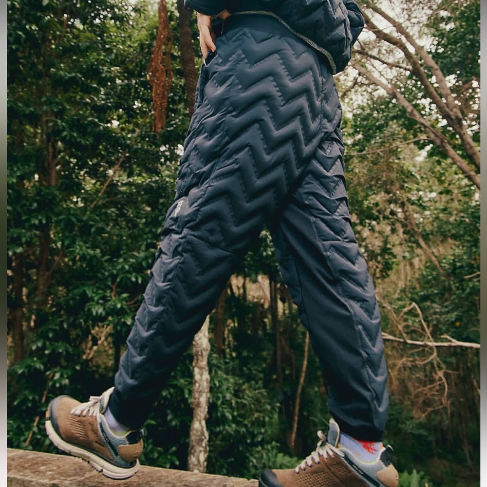 Free People Quilted Getting Lost Packable Pants Size S NWT
